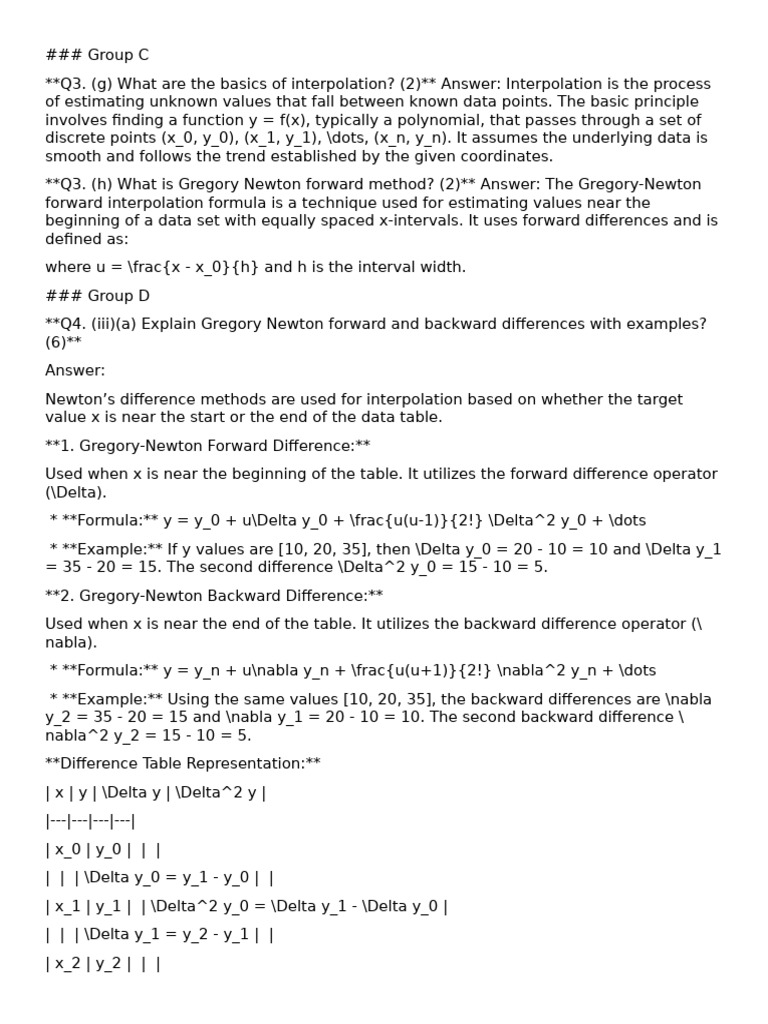 Document | PDF | Finite Difference | Interpolation