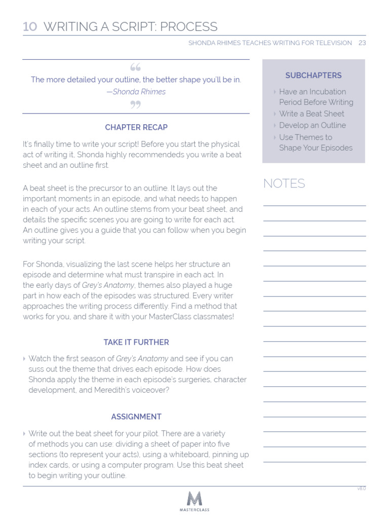 1491238556 Chapter 10 Writing a Script Process | PDF