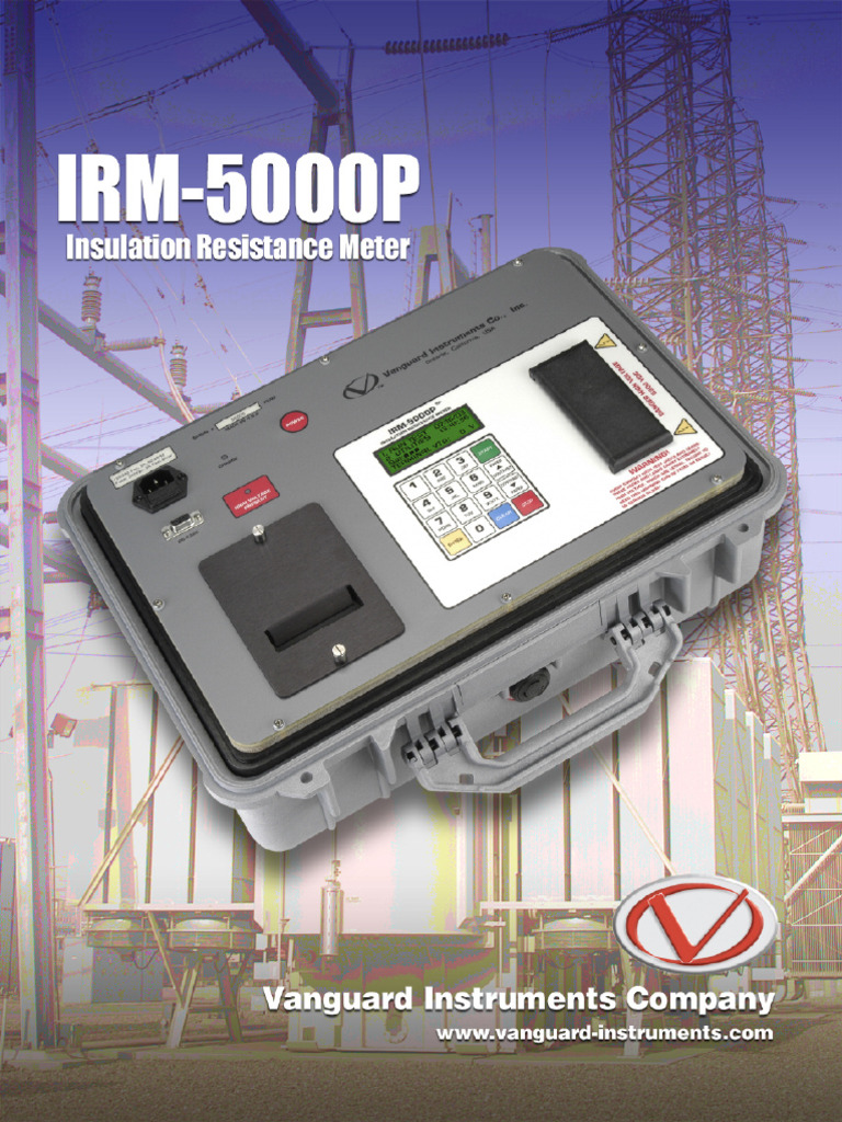 subestacion-medidores-de-resistencia-de-aislacion-irm-5000P | PDF ...