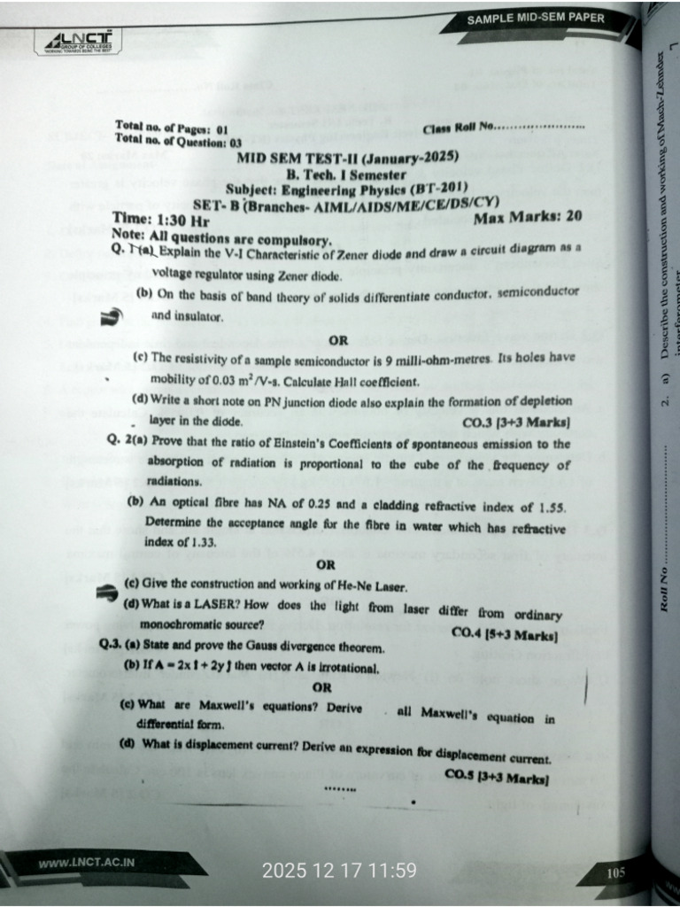 Mid Sem 2 | PDF