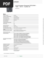 Easypact EZC100N Circuit Breaker Specs | PDF | Alternating Current ...
