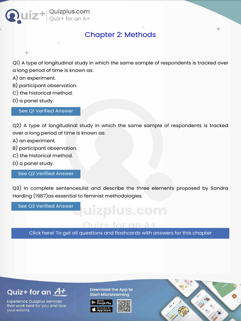 A Type of Longitudinal Study in Which the Same Sample of Respondents is ...