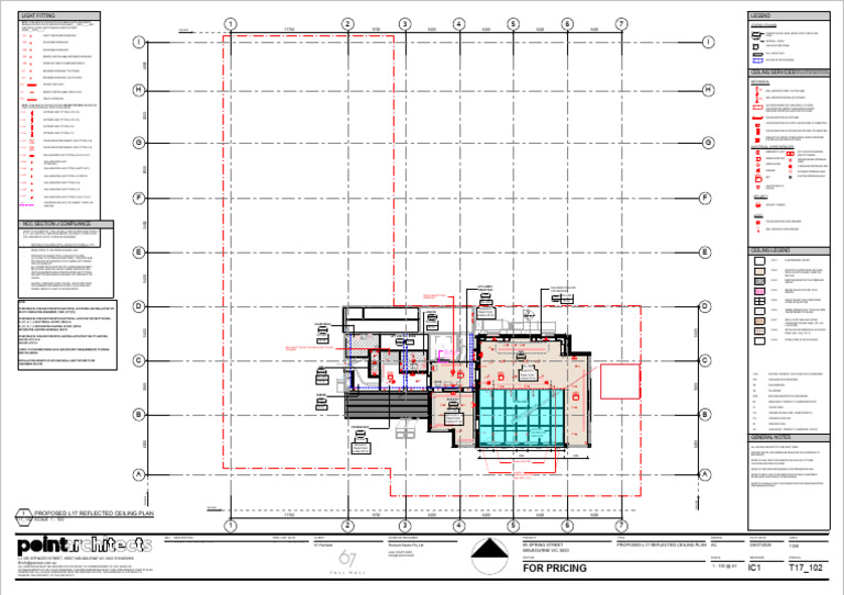 t17_102_ic1_proposed l17 Reflected Ceiling Plan - Sprinkler Issue | PDF ...
