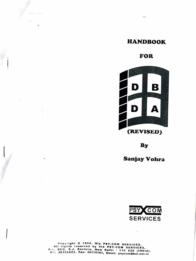 545467650-DBDA-Manual | PDF