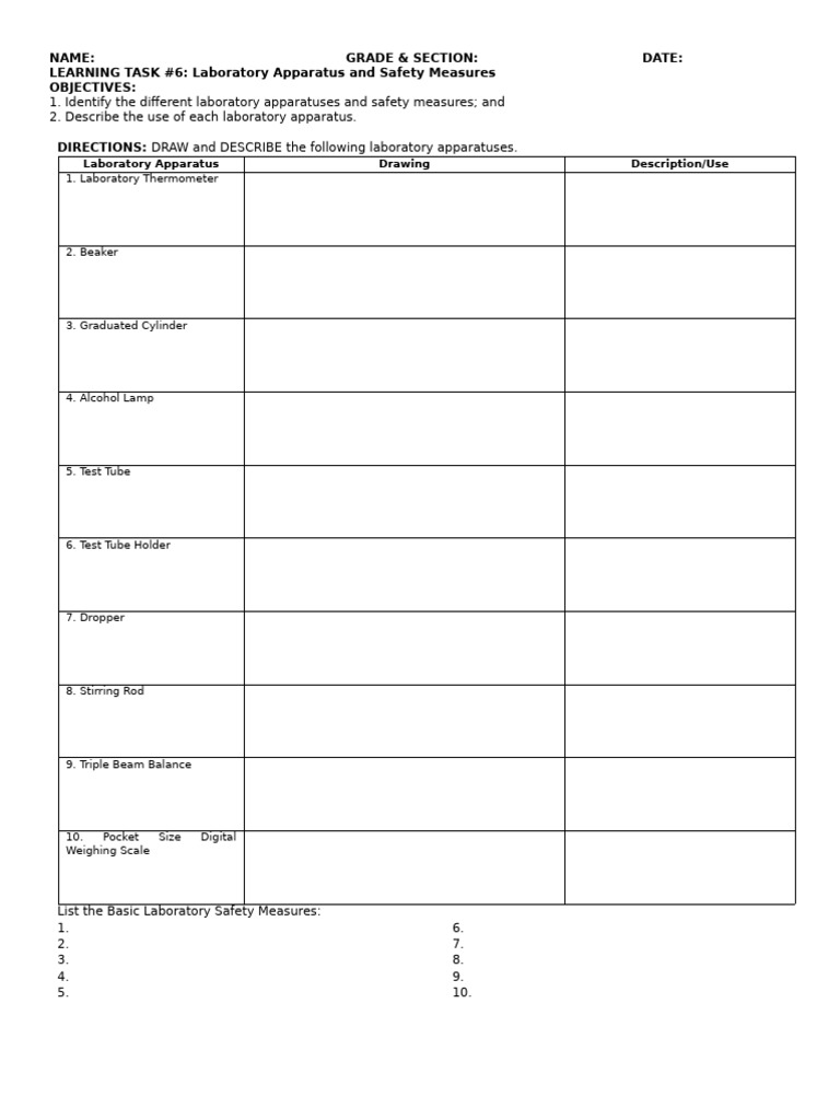 Learning Task #6 | PDF