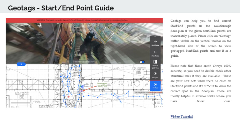 Walkthrough Editor - Geotag | PDF