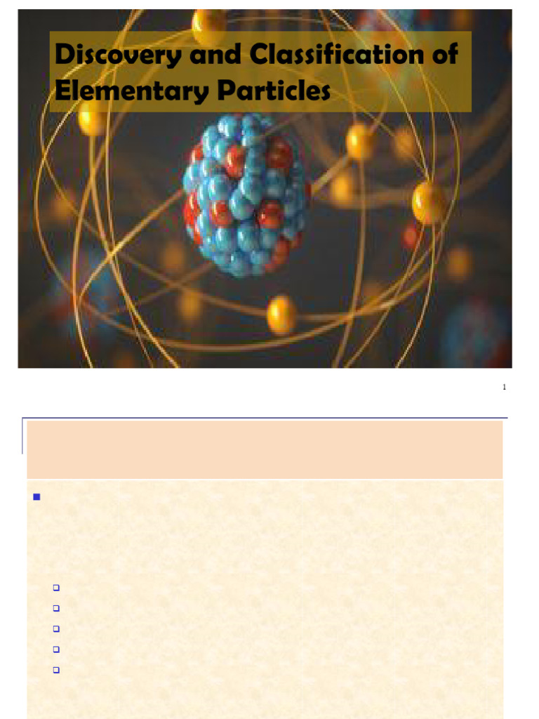 Particle Physics | PDF | Fundamental Interaction | Elementary Particle