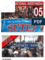 SUTEP DECRETA HUELGA NACIONAL PARA EL 5 DE SETIEMBRE 2012