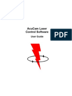 AcuCam Laser Control Software User Guide v1!00!00 9-25-02