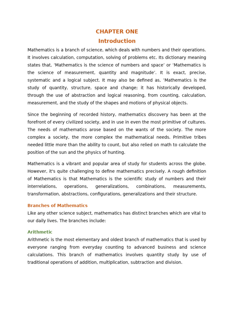 Chap 1 Introduction to mathematics subject methods | PDF | Geometry ...