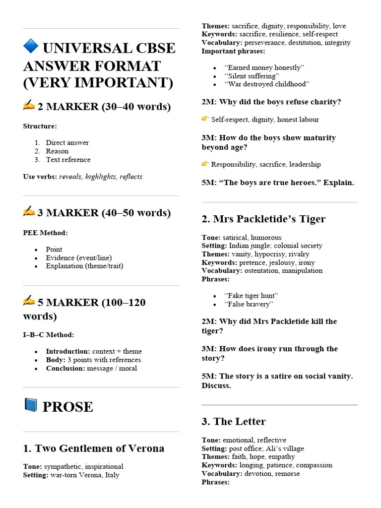 answer writing course A | PDF