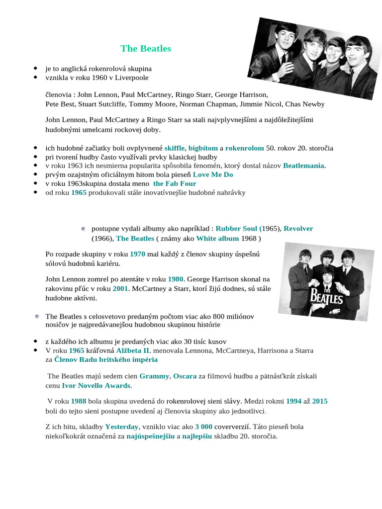 The Beatles | PDF