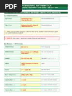 Engineering Mathematics Course Notes | PDF | Exponentiation | Abstract ...