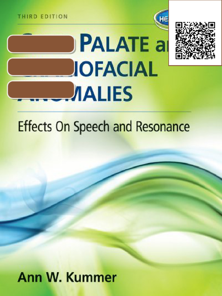 Cleft Palate Craniofacial Anomalies Effects on Speech and Resonance 3rd ...