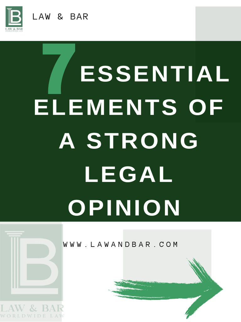 7 essential steps for drafting a strong legal opinion! | PDF ...