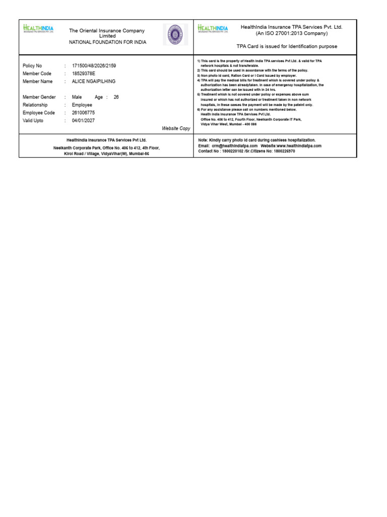Alice | PDF | Identity Document | Access Control