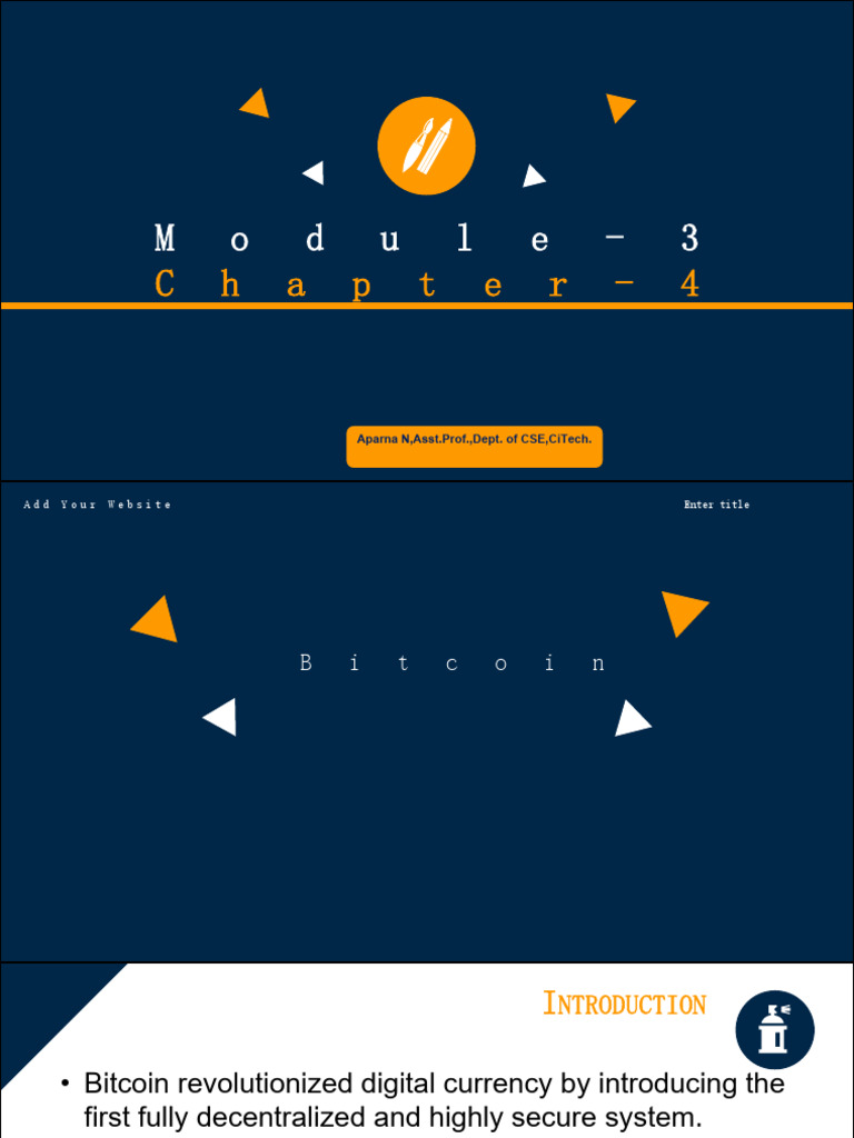 Mod 3 Chapter 4 | PDF | Bitcoin | Cryptography