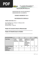 Grade 4 Mathematics ATP 2025 | PDF | Mathematics | Arithmetic