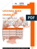 Cartaz Oficinas