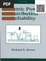 Electric Power Distribution Reliability 1st Edition Richard E