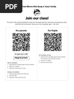ClassDojo Student Login Guide | PDF | Login | Qr Code