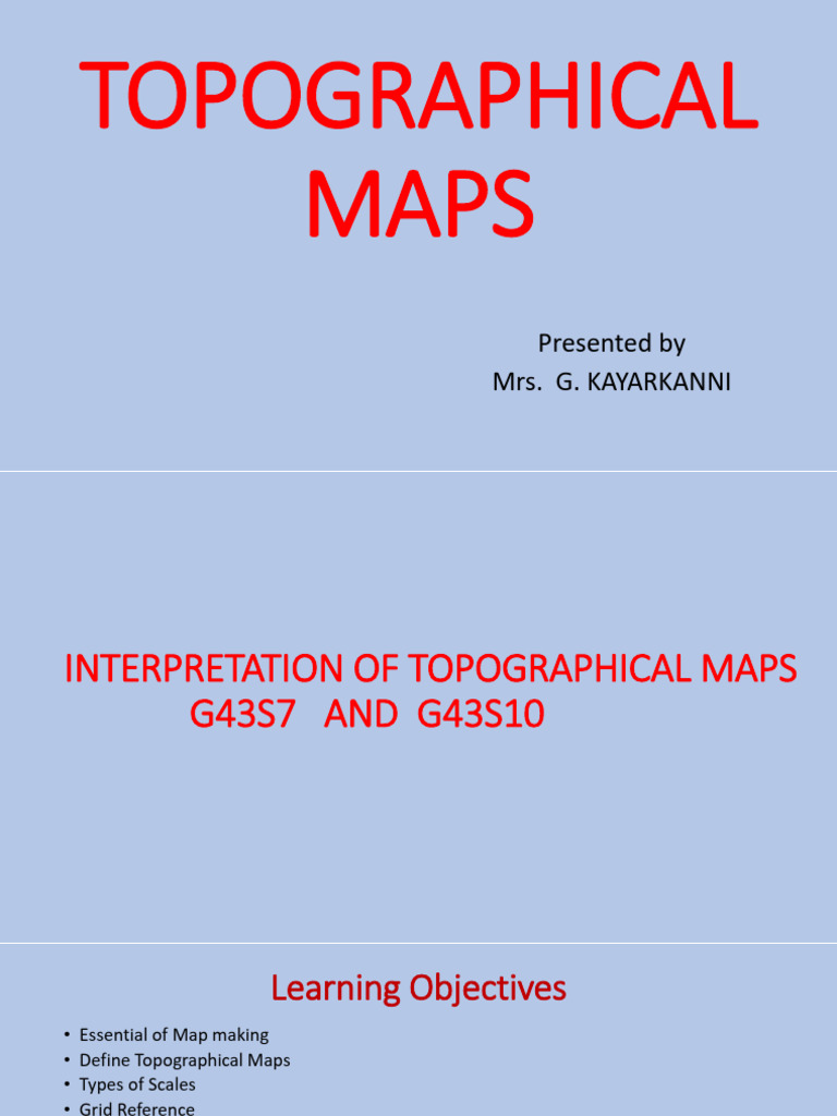 Topographical Maps | PDF | Topography | Map