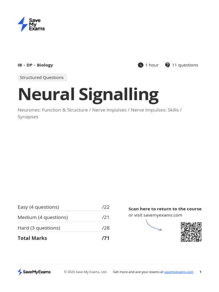 Neural Signalling Jh84BtfNdDWXbpN7 | PDF | Chemical Synapse | Neuron