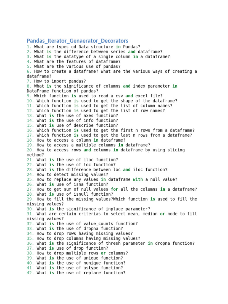 Iterator Generator Decorator | PDF | Parameter (Computer Programming ...