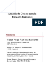 Analisis de Costos para La Toma de Decisiones