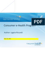 Consumer e-Health Program