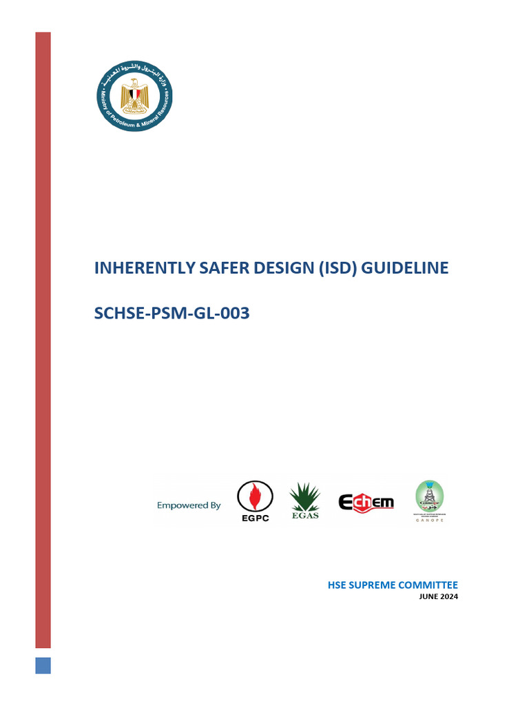 Schse-Psm-Gl-003 Inherently Safer Design (Isd) Guideline | PDF