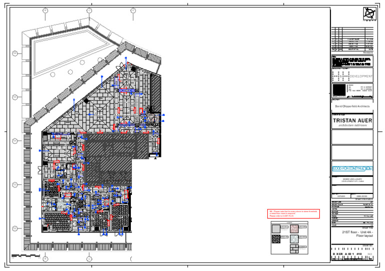 D X CR a ID 1410 21ST Floor Unit 4A Floor Layout | PDF