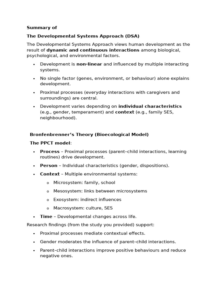 Summary Of | PDF | Psychology | Behavioural Sciences