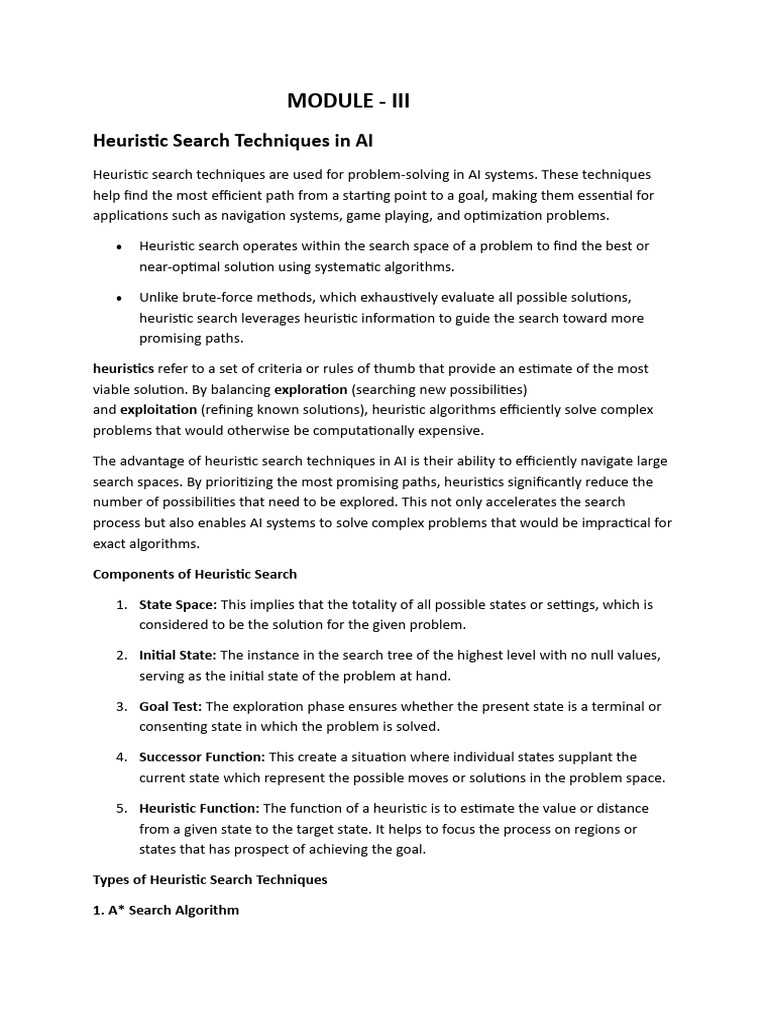 Artificial Intelligence Module III | PDF | First Order Logic ...