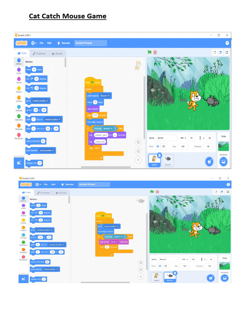 Scratch Projects | PDF