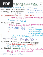 Class 12 Physics Formula Sheet | PDF