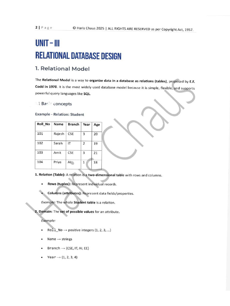 DBMS unit 3 | PDF