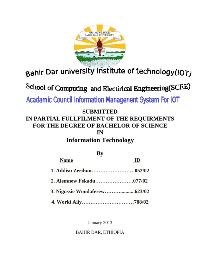Final Project Industrial Document | PDF | Use Case | Databases