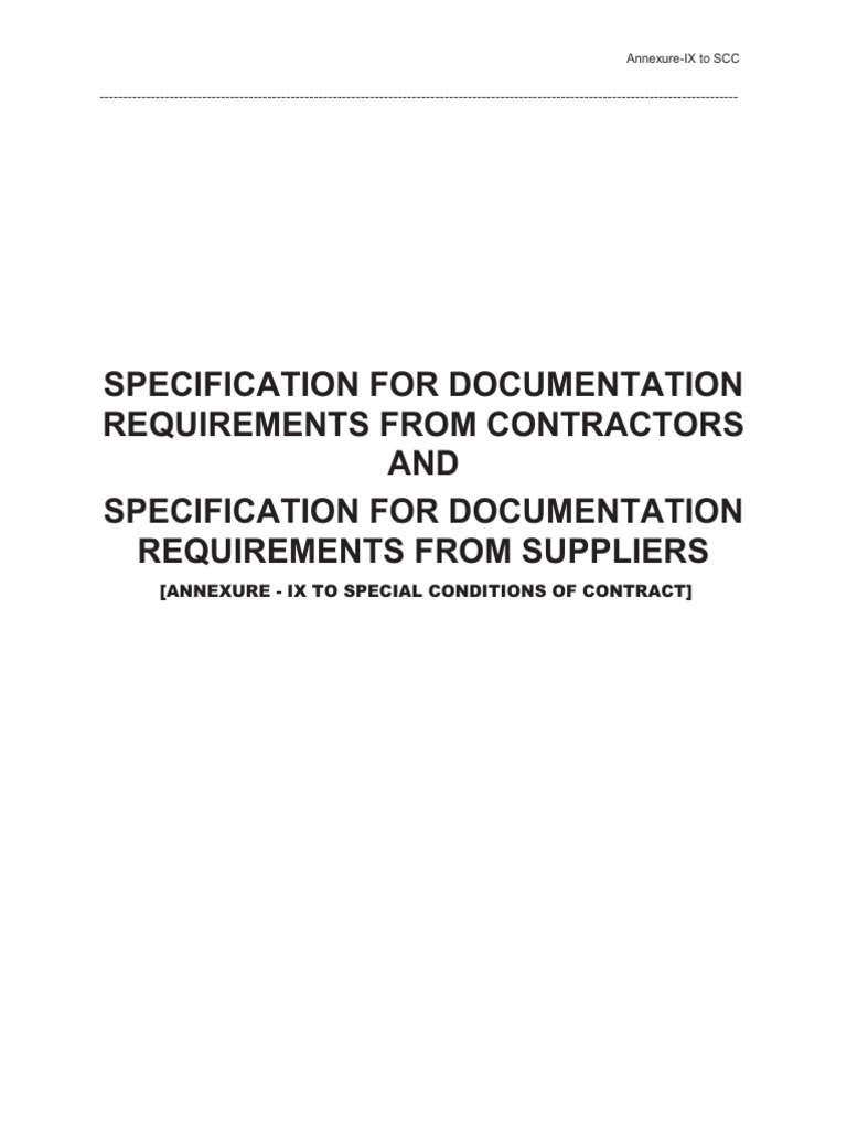 05 Documentation Requirement | PDF