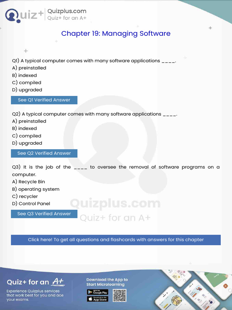 A Typical Computer Comes With Many Software Applications | PDF ...