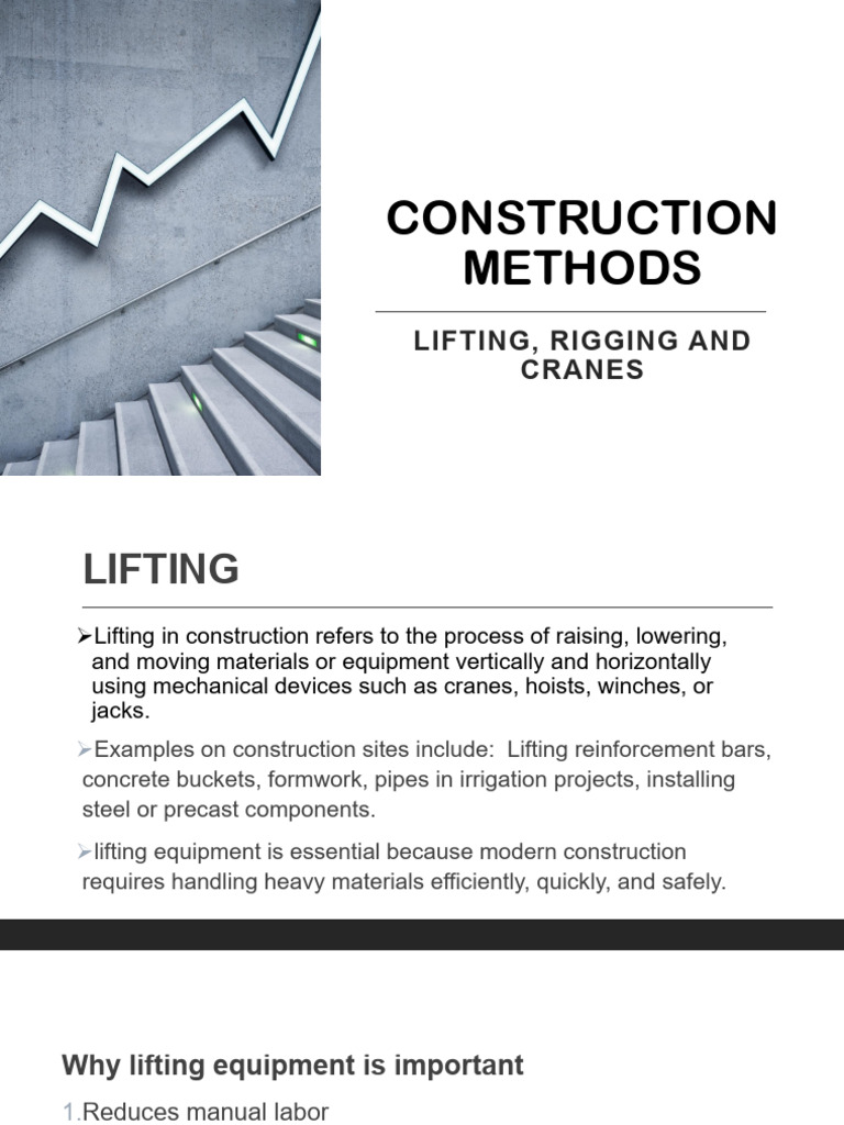Lifting and Rigging | PDF | Crane (Machine) | Machines