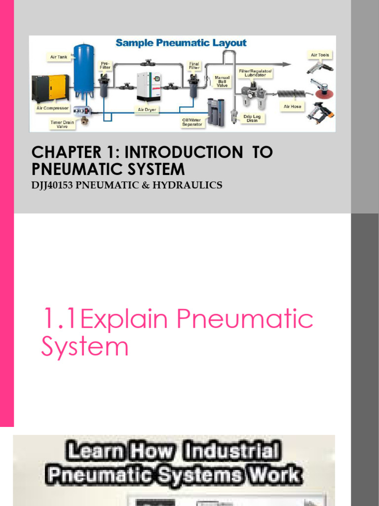 Introduction Pneumatic System | PDF | Pneumatics | Mechanical Engineering