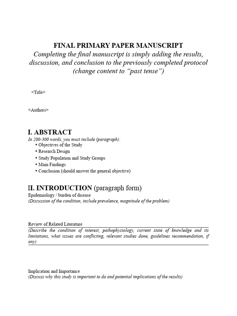Primary Paper Manuscript Worksheetdocx 2 | PDF | Statistics | Data