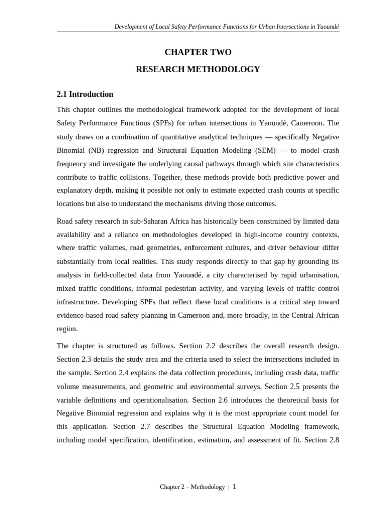 Chapter2 Methodology | PDF | Structural Equation Modeling | Statistical ...