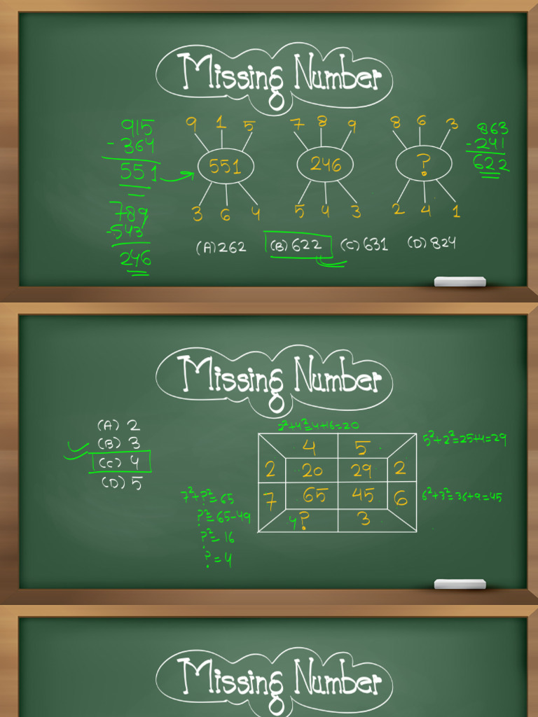 Missing Numbers | PDF