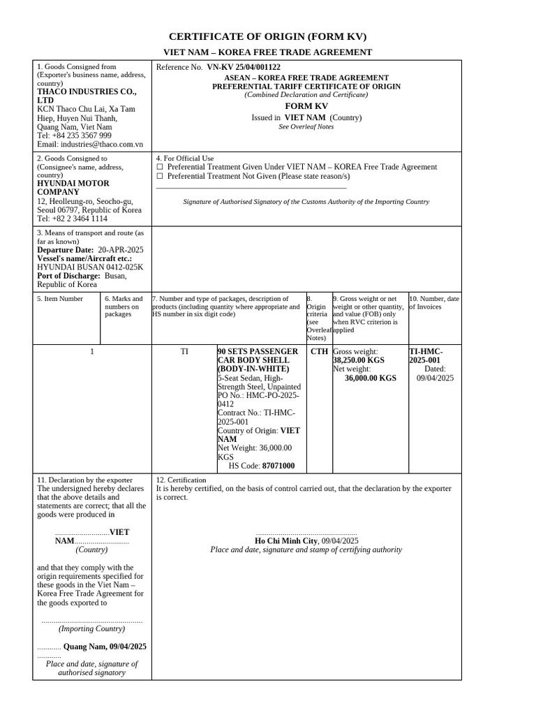CO FormKV TraditionalLayout | PDF
