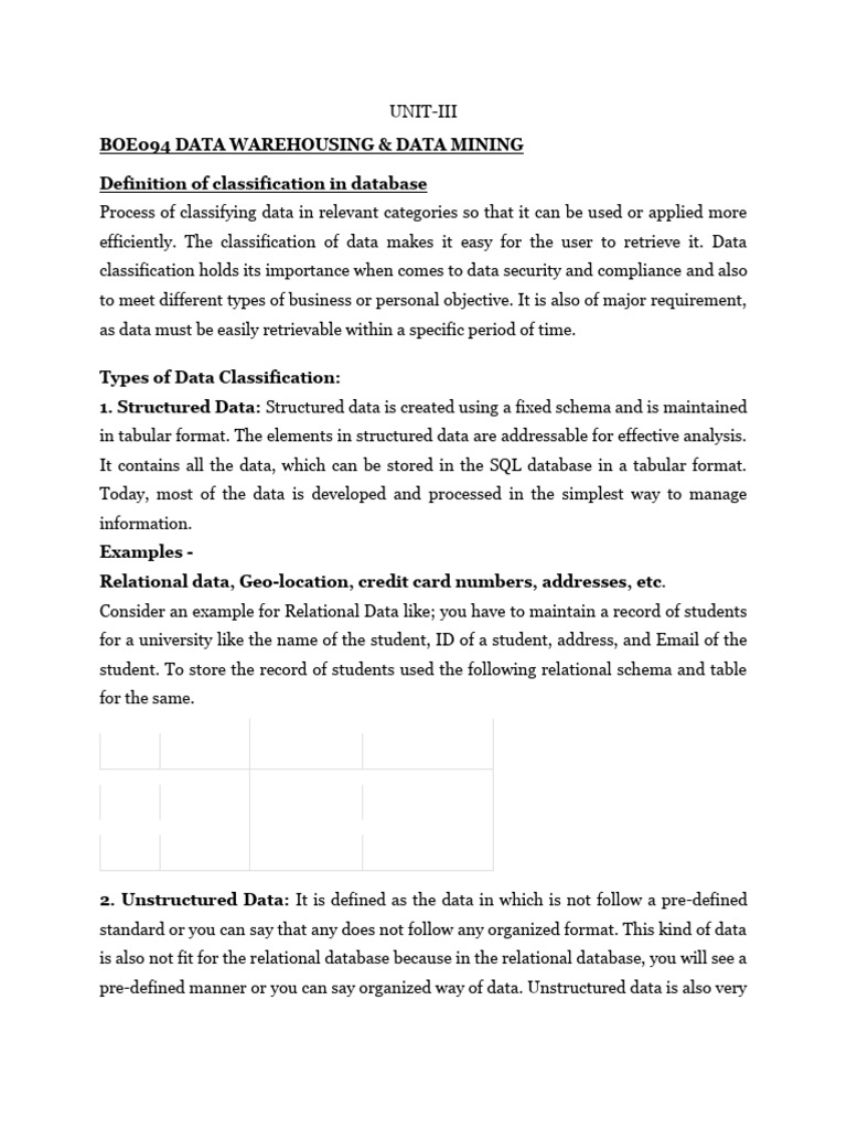 UNIT-IV | PDF | Cluster Analysis | Statistical Classification