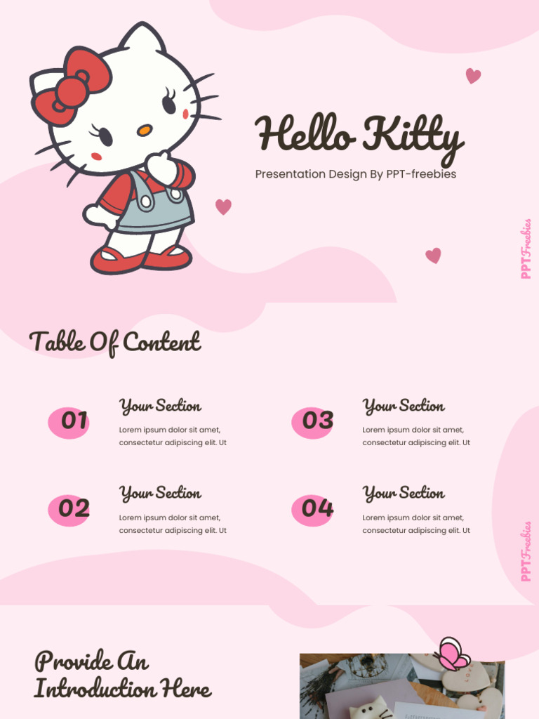 Copia de Hello Kitty Presentation Template by Pptfreebies.gslides | PDF