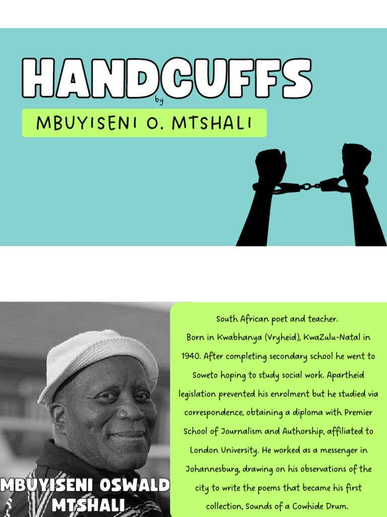 Handcuffs Poem | PDF | Handcuffs