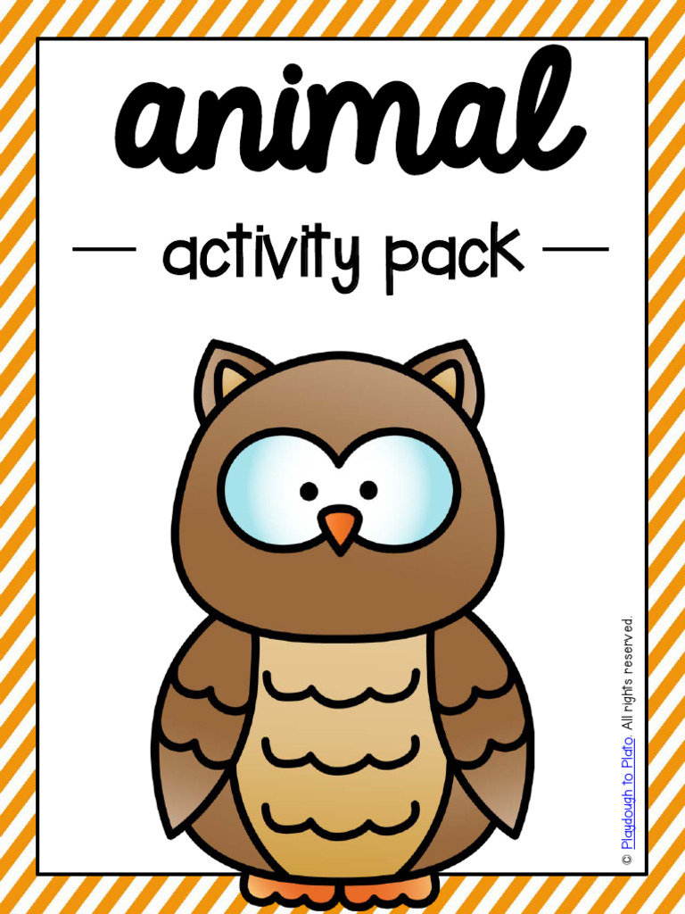 09 - Animal Activity Pack | PDF | Camouflage | Habitat
